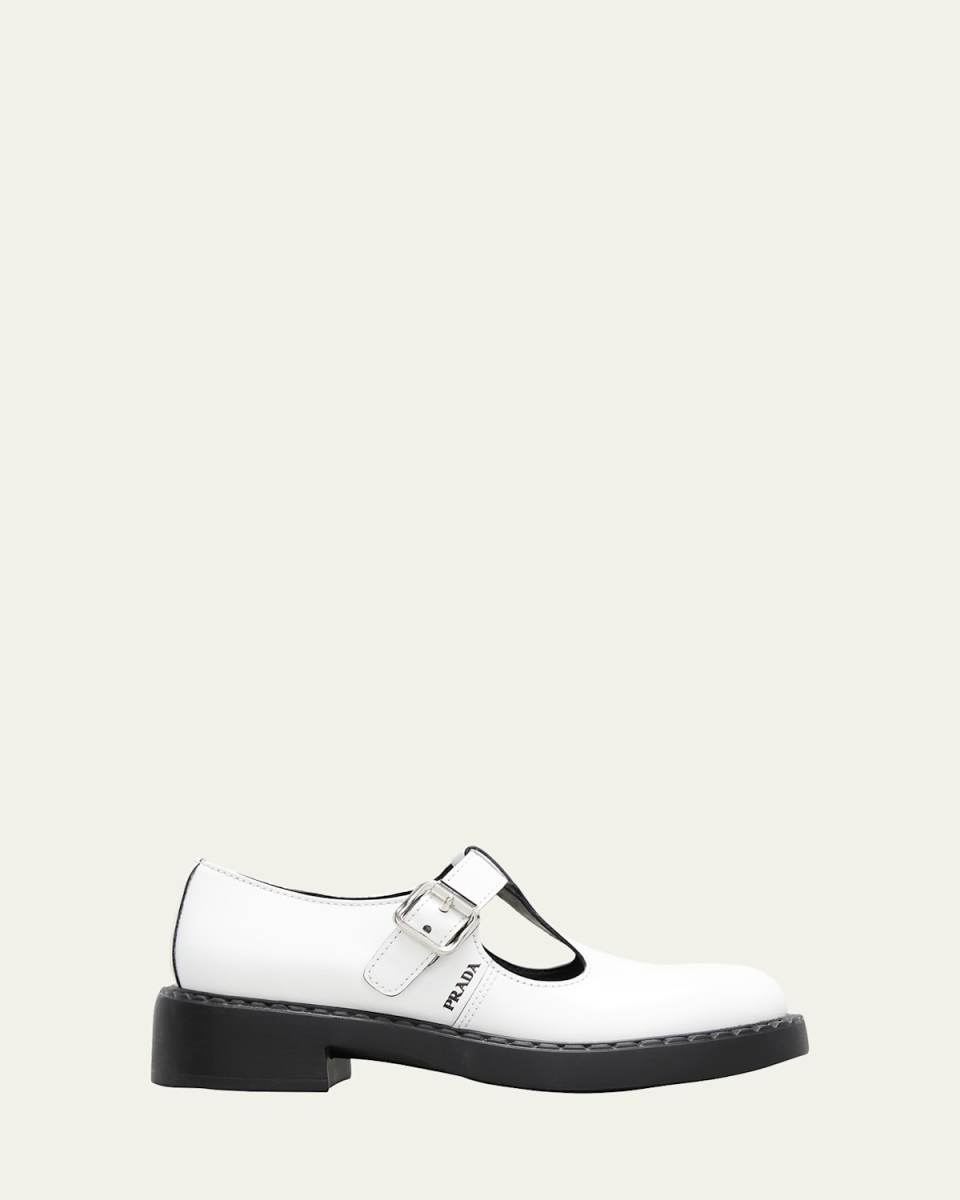 Mary Jane Buckle Loafers